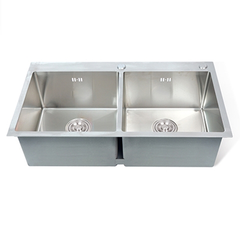 Chậu rửa chén, bát inox 2 hố