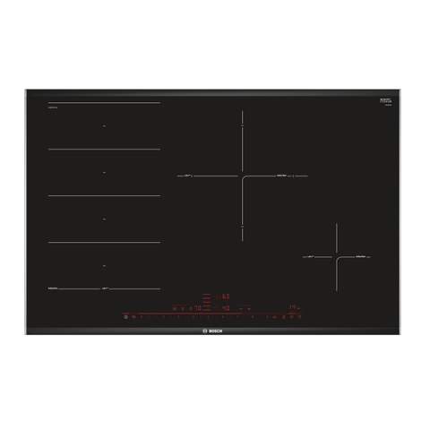 Bếp từ 4 vùng nấu Bosch PXE875DC1E series 8, vùng nấu đa nhiệm