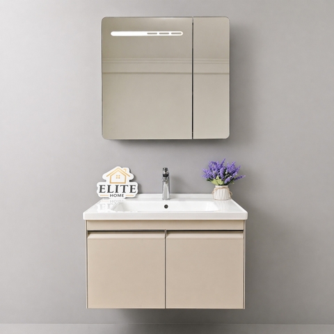 Bộ tủ chậu lavabo, tủ gương phòng tắm TC 009-80