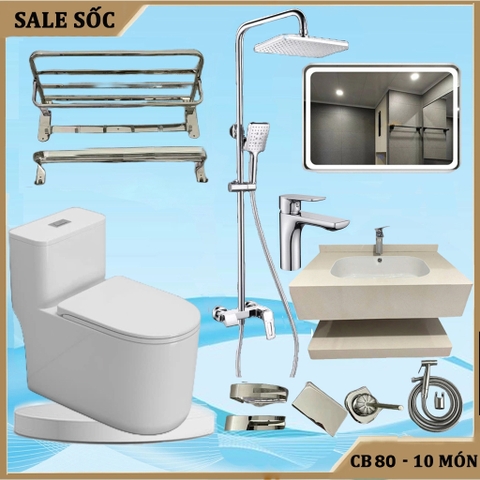 Combo phòng tắm, combo nhà tắm 80