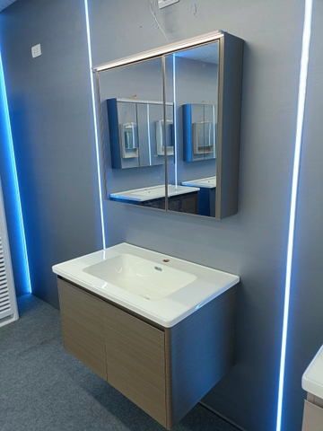 Bộ tủ chậu lavabo, tủ gương phòng tắm TC 031-80