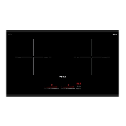 Bếp từ đôi Faster FS 988i mặt kính Schott
