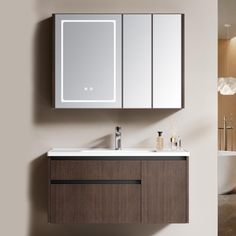 Bộ tủ chậu lavabo, tủ gương phòng tắm CR-832