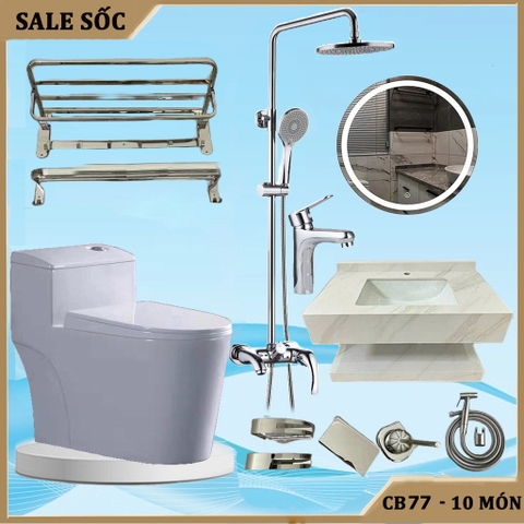 Combo phòng tắm, combo nhà tắm 77