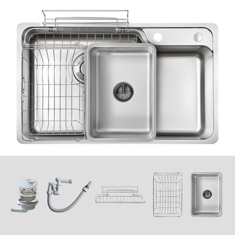 Chậu rửa bát Kluger KH8048SL Plus