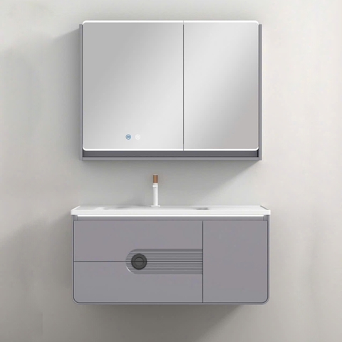 Bộ tủ chậu lavabo, tủ gương phòng tắm TC 8829