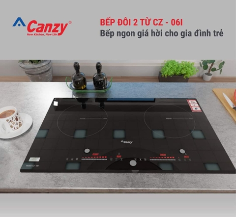 Bếp từ đôi Canzy 06i