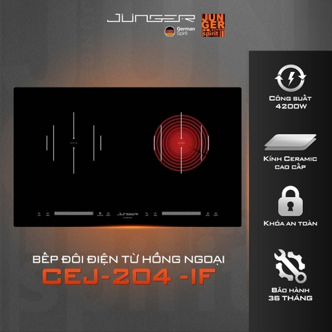 Bếp từ hồng ngoại Junger CEJ-204-IF