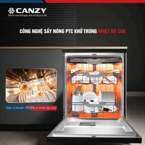Máy Rửa Bát Canzy DGA15EU JUMBO chính hãng