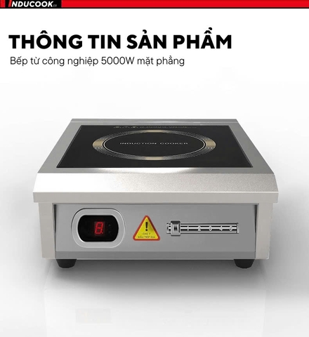 Bếp từ công nghiệp phẳng 5kw 5000w 220V