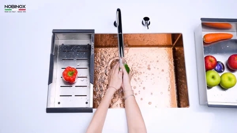 Chậu rửa bát NoBiNox NT699PK