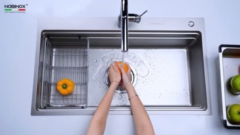 Chậu rửa bát NoBiNox NJ564D