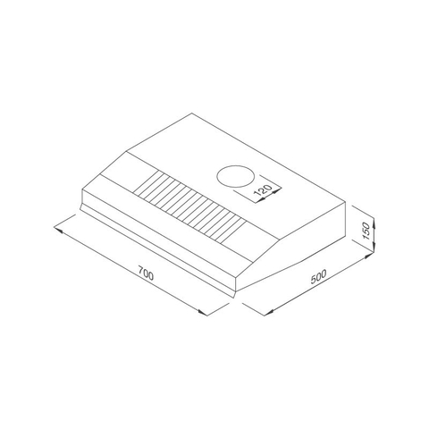 Máy hút khói, khử mùi Malloca H392.7B