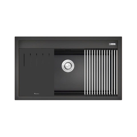 Chậu rửa bát Konox Granite Sink Terra 860S Black