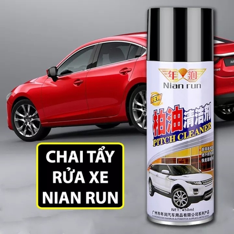 Chất Tẩy Nhựa Đường Nianrun – Làm Sạch Sơn Xe, Không Ăn Mòn.