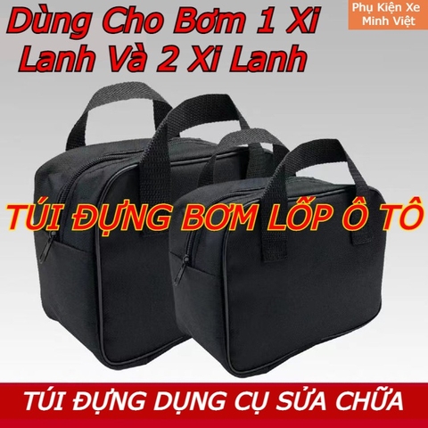 Túi Đựng Bơm Lốp Ô Tô – Phù Hợp Xi Lanh Đơn & Xi Lanh Đôi