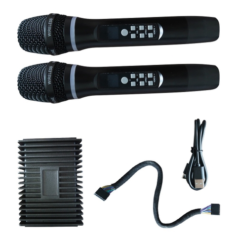 Bộ Amply Karaoke Ô Tô Cắm Giắc Zin –  Dùng Cho Màn Android