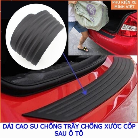 Nẹp Chống Trầy Cốp Sau Ô Tô, Bảo Vệ Cản Sau, Ngăn Trầy Xước Sơn