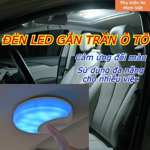 Đèn Trần Ô Tô LED Cảm Ứng Đổi Màu – Gắn Trần Xe Hơi Cao Cấp