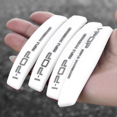 Bộ 4 Miếng Dán Chống Va Đập Cánh Cửa Ô Tô Cao Su Đàn Hồi Keo 3M