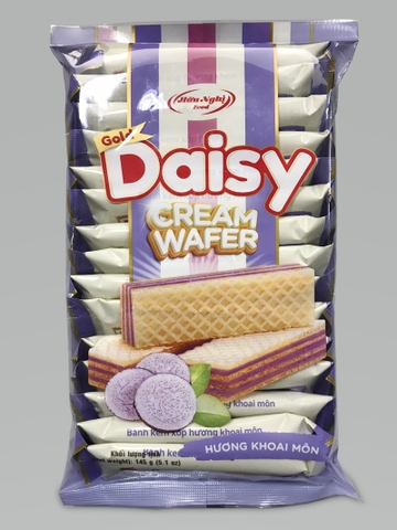 Bánh Daisy xốp, vị khoai môn, 145g