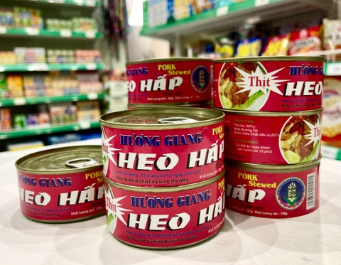 Thịt heo hấp Hương Giang, 220g