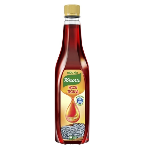 Nước mắm cá cơm than Knorr 15 độ đạm, chai 750ml