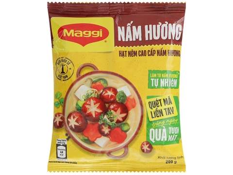 Hạt nêm cao cấp Maggi nấm hương, gói 200g