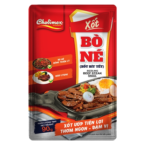 Hộp xốt bò né Cholimex, gói 90g