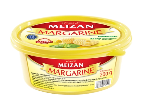 Bơ thực vật Meizan, hũ 200g