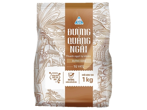 Đường vàng Quảng Ngãi gói 1kg