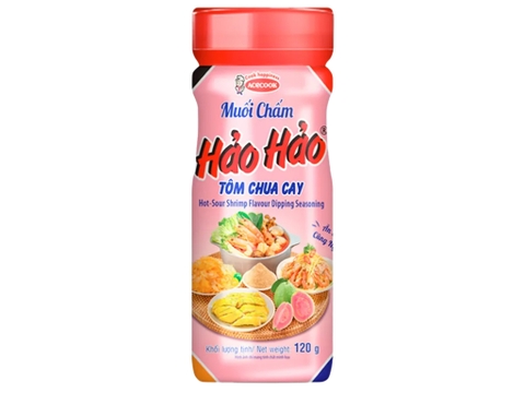 Muối chấm Hảo Hảo tôm chua cay Acecook, hũ 120g