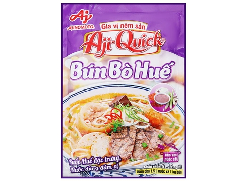 Gia vị nêm sẵn nấu bún bò Huế Aji-Quick gói 59g
