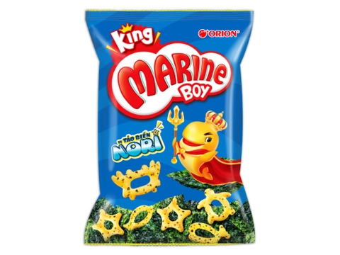 Snack vị tảo biển Nori Orion King Marine Boy, gói 56g