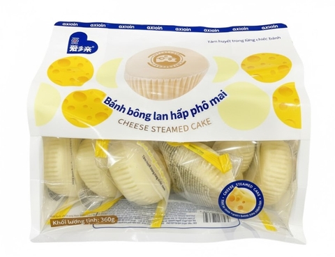 Bánh bông lan hấp Phô Mai nhãn hiệu Aixiancqin, gói 360g