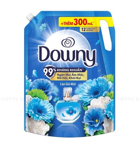 Nước xả vải Downy làn gió mát, túi 2.6L