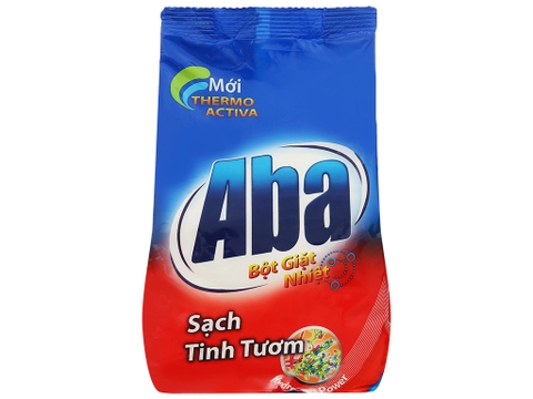 Bột giặt nhiệt Aba sạch tinh tươm, túi 380g