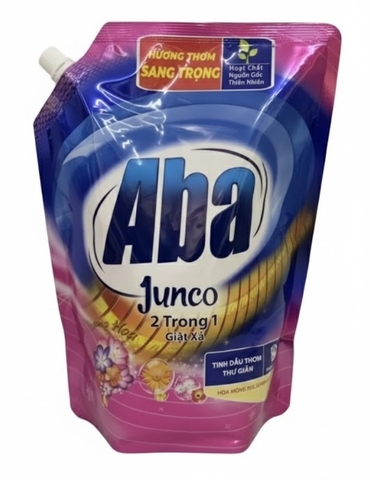 Nước giặt Aba tinh dầu thơm thư giãn, túi 2kg