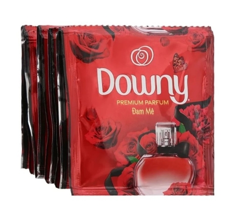Nước xả vải Downy Nước hoa đam mê, dây 10 gói 18ml