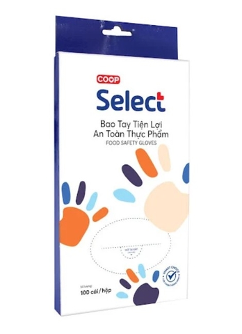Bao tay PE Co.op Select – 100 cái