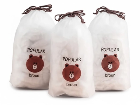 Màng bọc thực phẩm có chun co giãn tái sử dụng được (100 cái)