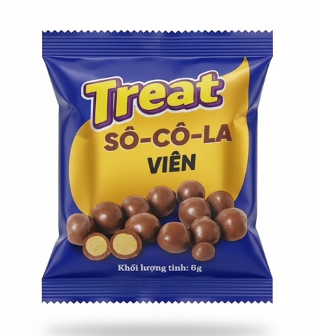 Socola viên Treat, gói 8g