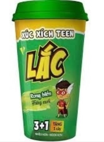 Xúc xích lắc Teen vị rong biển hương trứng muối, ly 53g