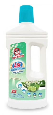 Nước lau sàn Lix đuổi côn trùng, chai 1 Lít