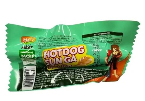 Xúc xích Hotdog HCT sụn gà ăn liền, cây 28g