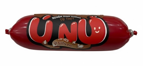 Xúc xích HTC Ú nù vị sườn BBQ, cây 65g