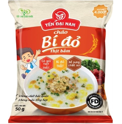 Cháu bí đỏ thịt bằm Đại Nam gói 50g
