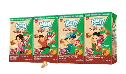 Sữa Kun Socola lúa mạch có Thạch hộp 100ml