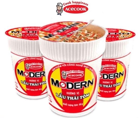 Mì Modern lẩu Thái tôm, ly 67g