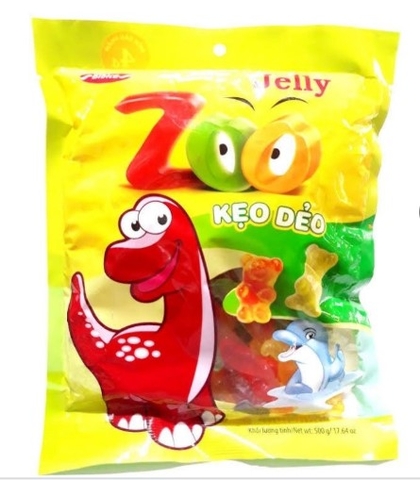 Kẹo Dẻo Zoo Jelly Bibica gói 500g